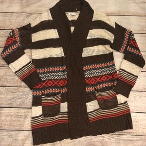Brown Tribal Sweater